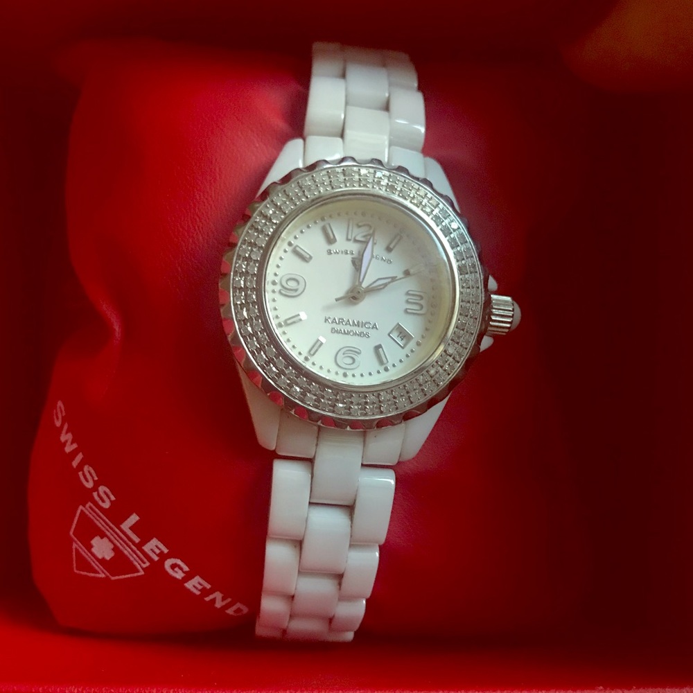 Authentic Swiss Legend Karamica Diamonds watch